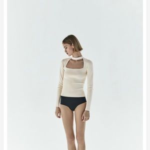 Zara knit choker top